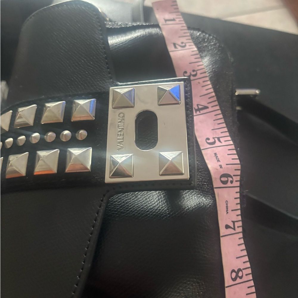 Valentino Mario MADE IN ITALY HANDBAG Yasmine Palmellato Black stud logo purse - Picture 3 of 14